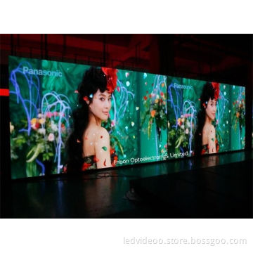 IP30 Slim Portable P4.8mm LED video wall for conference 43264 pixels / m2